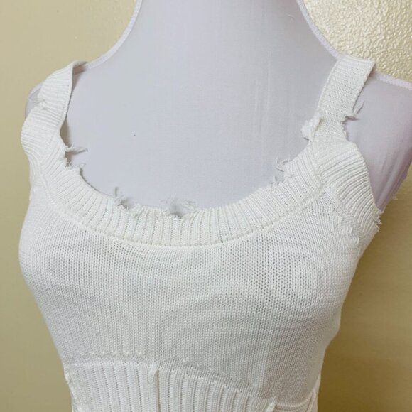 SER.O.YA White Spaghetti Strap Slip Dress - Picture 5 of 10